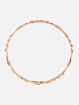 Rose Gold-Plated CZ Studded Bangles for Women (Pack of 4)