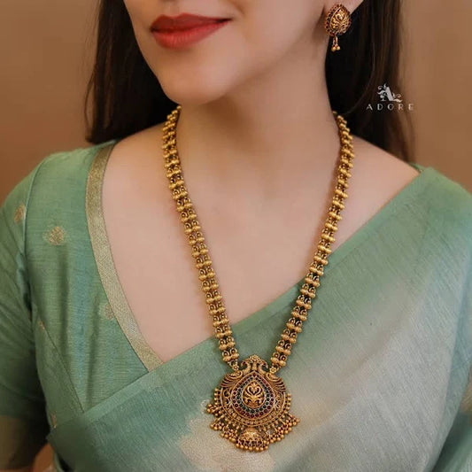 Long Haram Neckpiece With Earring