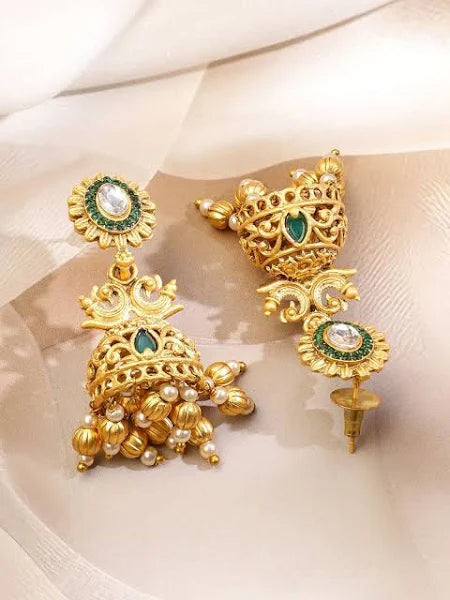 Rubans Kundan Studded Necklace Set